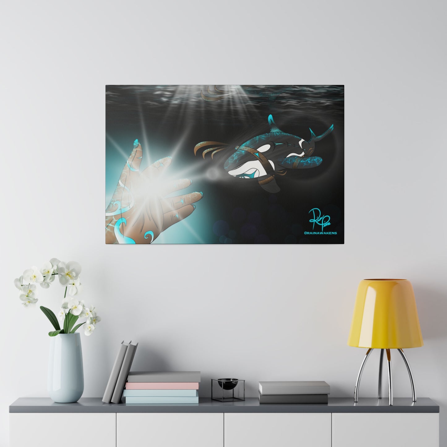 Whispers of the Deep: The Luminescent Orca
