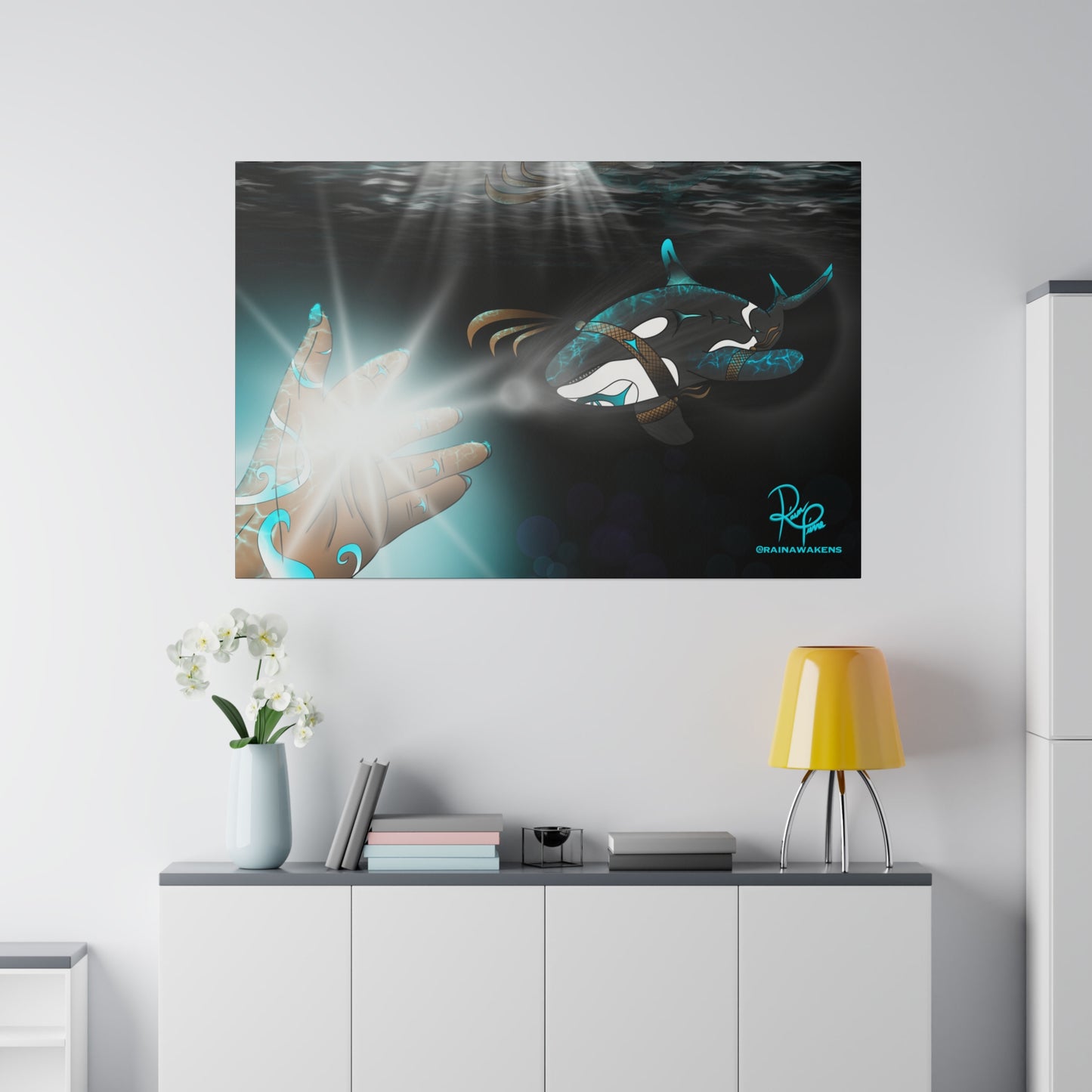 Whispers of the Deep: The Luminescent Orca