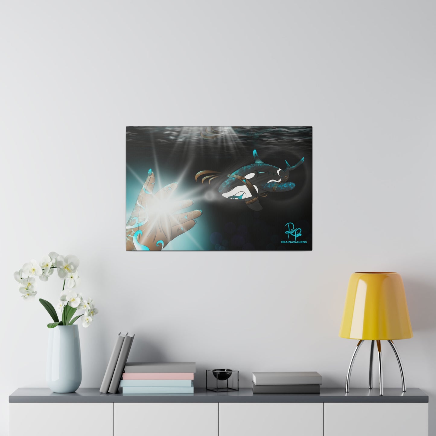 Whispers of the Deep: The Luminescent Orca