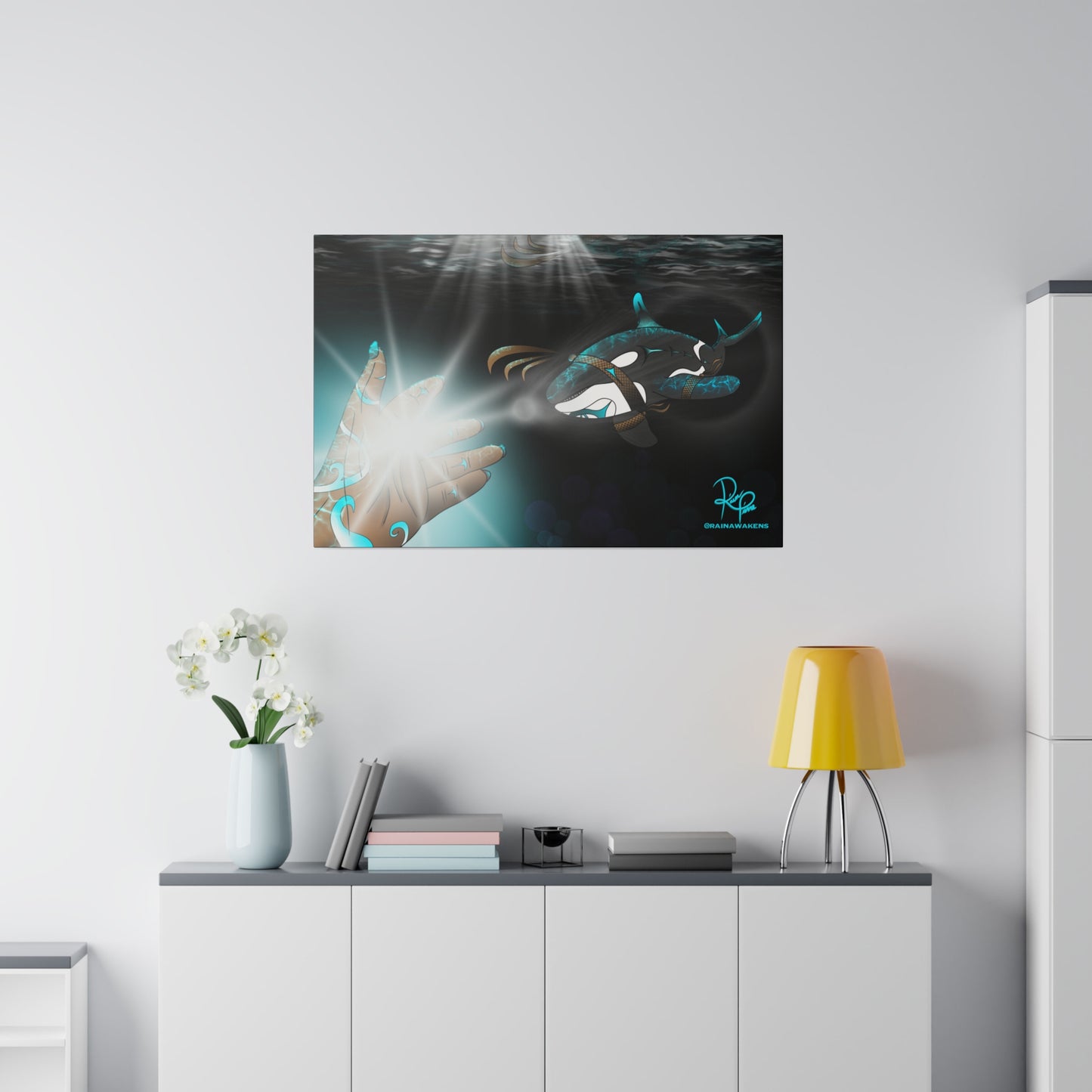 Whispers of the Deep: The Luminescent Orca